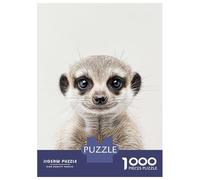Jigsaw Puzzles for Adults 1000 Pieces Cute Baby Meerkat Jigsaw for Adults Relax Games Hand Speed Race Challenging Game Gifts 38x26cm/1000pcs
