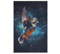 Jigsaw Puzzles for Adults 1000 Pieces Cute Bird Wooden Puzzle Relaxing Game Brain Teasers （78×53cm）
