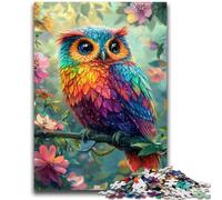 Jigsaw Puzzles for Adults 1000 Pieces Cute Little Owl Help The Brain Exercise Addictive Toys to Cultivate Patience A Work of Art 50x75cm