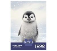 Jigsaw Puzzles for Adults 1000 Pieces Cute Penguin Chick Adult Jigsaw Hands-on Game Pattern Assembly Challenging To Complete 38x26cm/1000pcs