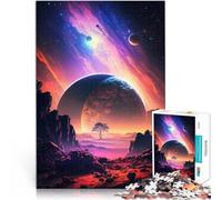 Jigsaw Puzzles for Adults 1000 Pieces Dawn Planetary Landscape Games Toys Gift is ideal as a gift for the whole family 50x70cm