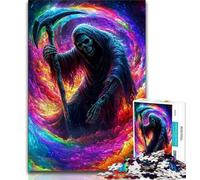 Jigsaw Puzzles for Adults 1000 Pieces Death Skull Puzzles for Adults,Challenging Family Activity Games DIY Toy for Home Wall Decor Gifts (size 38x26cm)