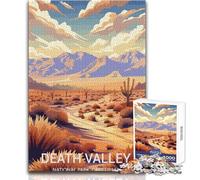 Jigsaw Puzzles for Adults 1000 Pieces Death Valley National Park Brainteaser Family Games Learning Educational Educational Toy Size 38x26cm