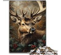 Jigsaw Puzzles for Adults 1000 Pieces Deer, for Age 14 Years And over Home Decor As A Gift for The Whole Family And Friends (Size 50x75cm)