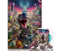 Jigsaw Puzzles for Adults 1000 Pieces Dinosaur World Teenager Jigsaw,Fun Present & Activity for Home,Toy for Rainy Days (size 38x26cm)