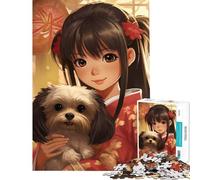 Jigsaw Puzzles for Adults 1000 Pieces Dog Lover Wall Art Decor Jigsaw 1000 Piece Toy Wall Decor Birthday Present Deal As Gifts for The Whole Family (38x26cm)