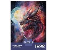 Jigsaw Puzzles for Adults 1000 Pieces Dragon Manifestation Jigsaw for Adults Relaxing Games Difficult Challenge Fun Activities at Home 70x50cm/1000pcs