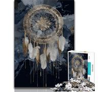 Jigsaw Puzzles for Adults 1000 Pieces Dream Catcher Oil Painting Adult Jigsaw,Challenging Difficult Deal As Gifts for The Whole Family (size 75x50cm)