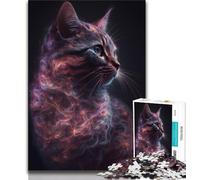 Jigsaw Puzzles for Adults 1000 Pieces Dreamy Cat Adult Jigsaw,Decompressing Intellectual Educational Toy Birthday Gift 38x26cm