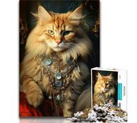 Jigsaw Puzzles for Adults 1000 Pieces Dreamy Maine Coon Teenager Jigsaw,Fun Present & Activity for Home,Toy for Rainy Days (size 75x50cm)