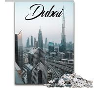 Jigsaw Puzzles for Adults 1000 Pieces Dubai, for 14+ Challenging Game As A Gift for The Whole Family And Friends 50x75cm