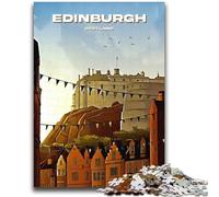 Jigsaw Puzzles for Adults 1000 Pieces Edinburgh Travel Art Educational Games DIY Toys for Is Ideal As A Gift for The Whole Family (size 38x52cm)