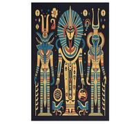 Jigsaw Puzzles for Adults 1000 Pieces Egyptian Mythology Wooden Puzzle Relaxing Game Brain Teasers （78×53cm）