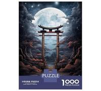 Jigsaw Puzzles for Adults 1000 Pieces Elegant Fantasy Gate Puzzle for Adults Brain Teaser Game Birthday Present Educational Challenge 38x26cm/1000pcs