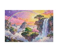 Jigsaw Puzzles for Adults 1000 Pieces, Fairyland with Poster Interlock Perfectly Letter on Back No Dust, Home Decor Birthday Party Game for Men Women Elders Seniors (30x20 in)