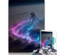 Jigsaw Puzzles for Adults 1000 Pieces Fantasy Astronaut Puzzles for Teenagers,deal As Gifts for The Whole Family for Ages 14+ 38x26cm
