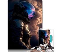 Jigsaw Puzzles for Adults 1000 Pieces Fantasy Astronaut Puzzles for Teenagers,Staycation Kill Time with Fully Interlocking Randomly Shaped Pieces 75x50cm