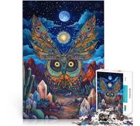Jigsaw Puzzles for Adults 1000 Pieces “Fantasy butterfly totem” Made of cardboard,Suitable for people aged 14 and above Tough challenge Birthday Gifts。size:26x38cm/10.24x14.96inch
