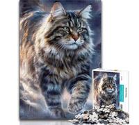 Jigsaw Puzzles for Adults 1000 Pieces Fantasy Cat,Learning Educational Toys Family Games Suitable for Desktop Decoration (75x50cm)