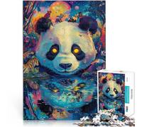 Jigsaw Puzzles for Adults 1000 Pieces Fantasy colorful panda Toy Intellectual Game is ideal as a gift for the whole family 50x70cm