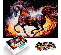 Jigsaw Puzzles for Adults 1000 Pieces “Fantasy Horse” Made of wood,for ages 14 and over Vacation at home: killing time Great Gift。size:50x75cm/14.96x20.47inch
