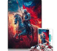 Jigsaw Puzzles for Adults 1000 Pieces Fantasy Knight Warrior Adult Jigsaw,Challenging Family Activity Games DIY Toy for Home Wall Decor Gifts (size 38x26cm)