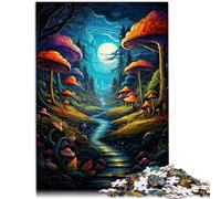 Jigsaw Puzzles for Adults 1000 Pieces Fantasy magic jungle Home Decoration Jigsaw Puzzles 26x38cm is ideal as gifts for the whole family