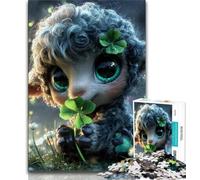 Jigsaw Puzzles for Adults 1000 Pieces Fantasy Sheep Puzzles for Adults,Stress Reliever Staycation Kill Time Enhance Love between Couples (size 75x50cm)