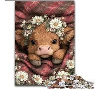Jigsaw Puzzles for Adults 1000 Pieces Farm Yak Learning Educational Toys Family Games Suitable for Desktop Decoration (size 50x75cm)