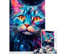 Jigsaw Puzzles for Adults 1000 Pieces Feline Dreams Educational Toy Birthday Gift Practical Game Challenging To Complete Size 50x75cm