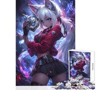 Jigsaw Puzzles for Adults 1000 Pieces Feline Power Unleashed Family Game Enhance Memory Toy Wall Decor Improving Love between Couples (38x26cm)