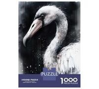 Jigsaw Puzzles for Adults 1000 Pieces Flamingo Beauty Watercolor Adult Jigsaw Hands-on Game Pattern Assembly Challenging To Complete 70x50cm/1000pcs
