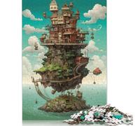 Jigsaw Puzzles for Adults 1000 Pieces Floating Village Creative Paper Jigsaw Puzzles for Adults, Teenagers Puzzles Challenging Game 38x26cm/1000pcs
