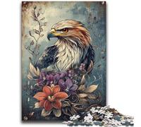 Jigsaw Puzzles for Adults 1000 Pieces Flower Eagle Brain Intelligence Challenge Addictive Toys Birthday Present, Gifts, Wall Art 26x38cm