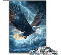 Jigsaw Puzzles for Adults 1000 Pieces Flying Eagle, for Educational Game Challenge Toy Enhance Memory for Age 14 (Size 26x38cm)