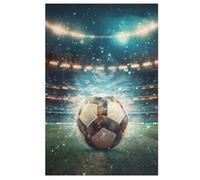 Jigsaw Puzzles for Adults 1000 Pieces Football Sport Wooden Puzzle Relaxing Game Brain Teasers 78×53cm