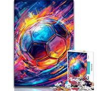 Jigsaw Puzzles for Adults 1000 Pieces Football Sports,Challenging Game And Family Play Educational Game for Birthday,Chrismas 38x26cm