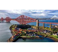 Jigsaw Puzzles For Adults 1000 Pieces Forth Bridge Across The Firth Of Forth, North Queensferry, Scotland, Uk 50x70CM