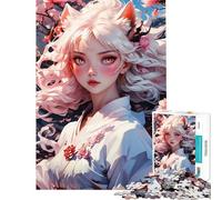 Jigsaw Puzzles for Adults 1000 Pieces Fox Goddess Masterpiece for Birthday, Chrismas Analysis And Logic Educational Toy for And from 14 Years And over (38x52cm)