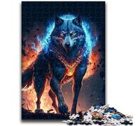 Jigsaw Puzzles for Adults 1000 Pieces Galactic Art Wolf Adult Jigsaw,Birthday Present, Gifts, Wall Art for Age 14 Years Up (26x38cm)