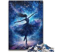 Jigsaw Puzzles for Adults 1000 Pieces Galactic Ballerina Adult Puzzles,Challenging Game Gifts for Is Ideal As A Gift for The Whole Family (26x38cm)