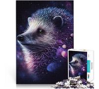 jigsaw puzzles for adults 1000 pieces Galaxy Animal Hedgehog Relax Games 26x38cm is ideal as gifts for the whole family