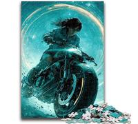 Jigsaw Puzzles for Adults 1000 Pieces Galaxy Mountain Bike Educational Games DIY Toys for Is Ideal As A Gift for The Whole Family 38x26cm