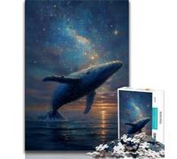 Jigsaw Puzzles for Adults 1000 Pieces Galaxy Whale,Decompressing Intellectual Educational Toy Birthday Present,Gifts (75x50cm)