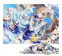 Jigsaw Puzzles for Adults 1000 Pieces Genshin Impact Jean jigsaw puzzles for adults Wooden Puzzles Family Games Christmas Birthday Gifts （Size 50x75cm）