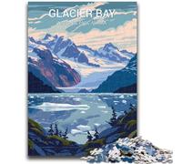 Jigsaw Puzzles for Adults 1000 Pieces Glacier Bay National Park Help The Brain Exercise Addictive Toys to Cultivate Patience A Work of Art (size 50x70cm)