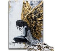 Jigsaw Puzzles for Adults 1000 Pieces Golden Angel Brain Intelligence Challenge Addictive Toys Birthday Present, Gifts, Wall Art 26x38cm