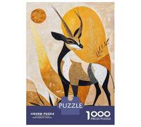 Jigsaw Puzzles for Adults 1000 Pieces Golden Antelope Wall Art Print-1 Adult Jigsaw Puzzle Relax Games Difficult Hard Great Gift for Gaming 52x38cm/1000pcs