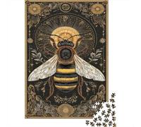 Jigsaw Puzzles for Adults 1000 Pieces Golden Bee Art Print-1 Jigsaw Puzzle Relaxing Games Precision Cutting Unique Birthday And Xmas Gifts 70x50cm/1000pcs