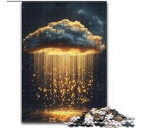 Jigsaw Puzzles for Adults 1000 Pieces Golden Clouds Help The Brain Exercise Addictive Toys to Cultivate Patience Wall Decoration (size 26x38cm)
